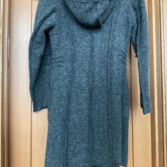 Grey wool sweater coat size small - Picture 1 of 5